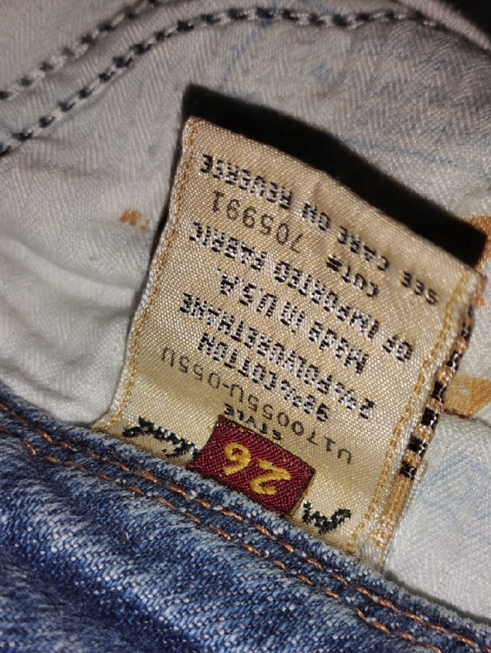 7  Jeans with  Design On Pocket